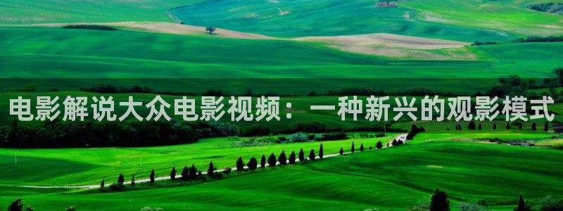神马午夜电影在线：电影解说大众电影视频：一种新兴的观影模式